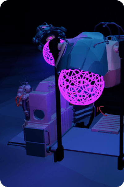 Collector 626 concept art - interior of collection facility